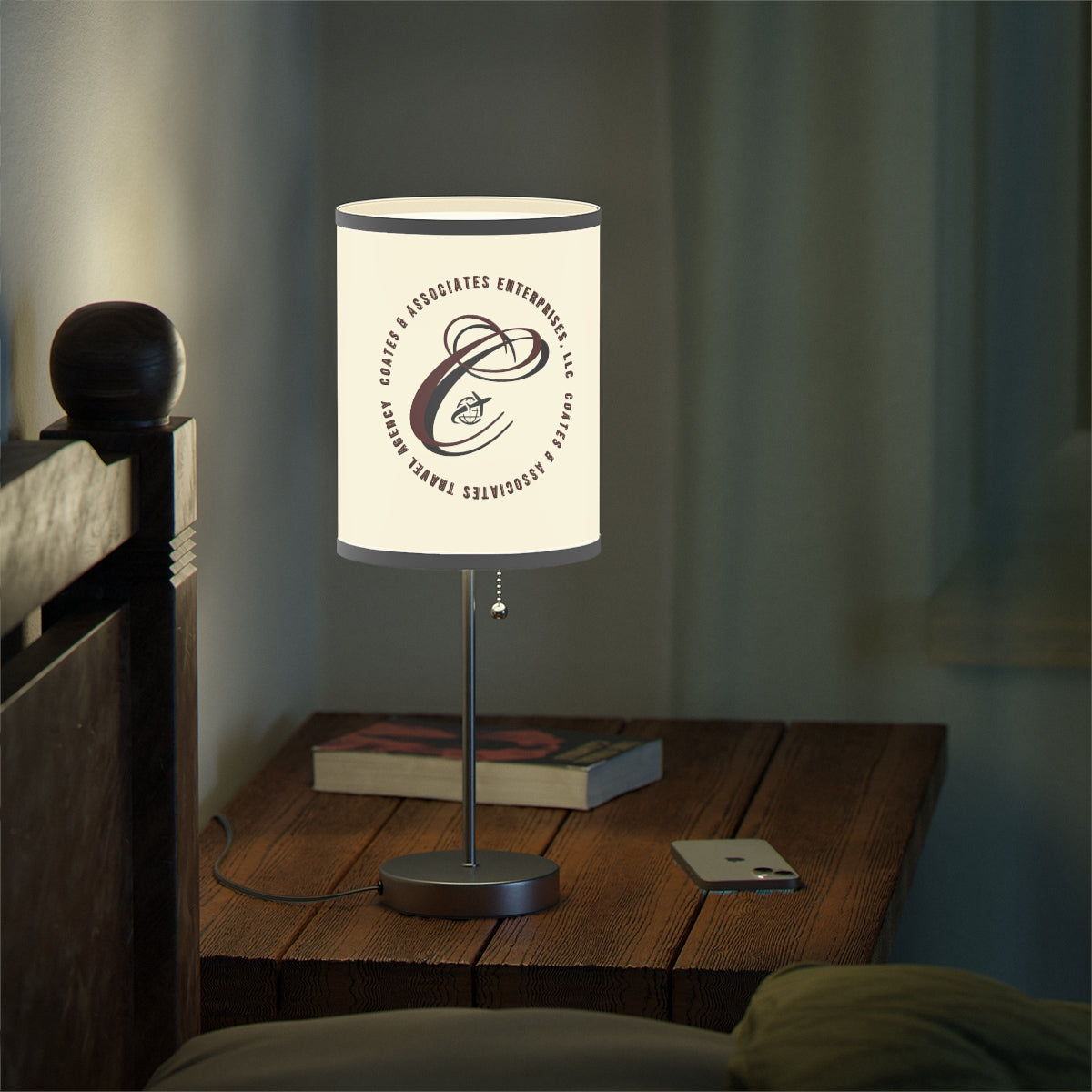 Logo Lamp on a Stand