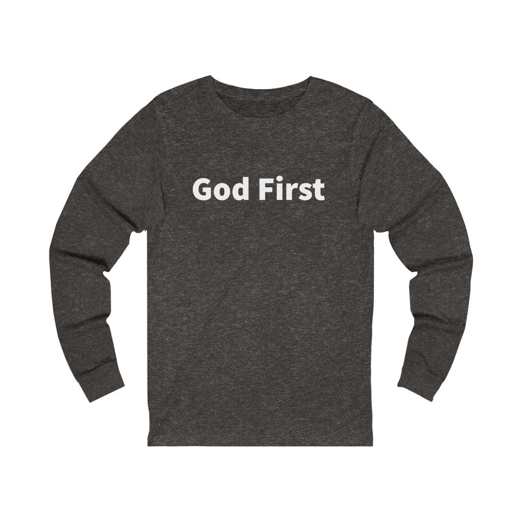 God First Unisex Long Sleeve Tee