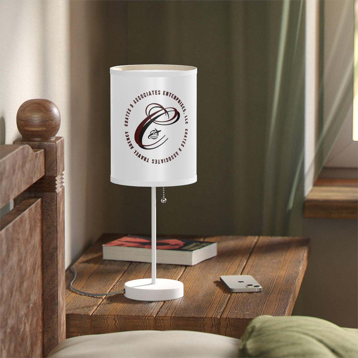 Logo Lamp on a Stand