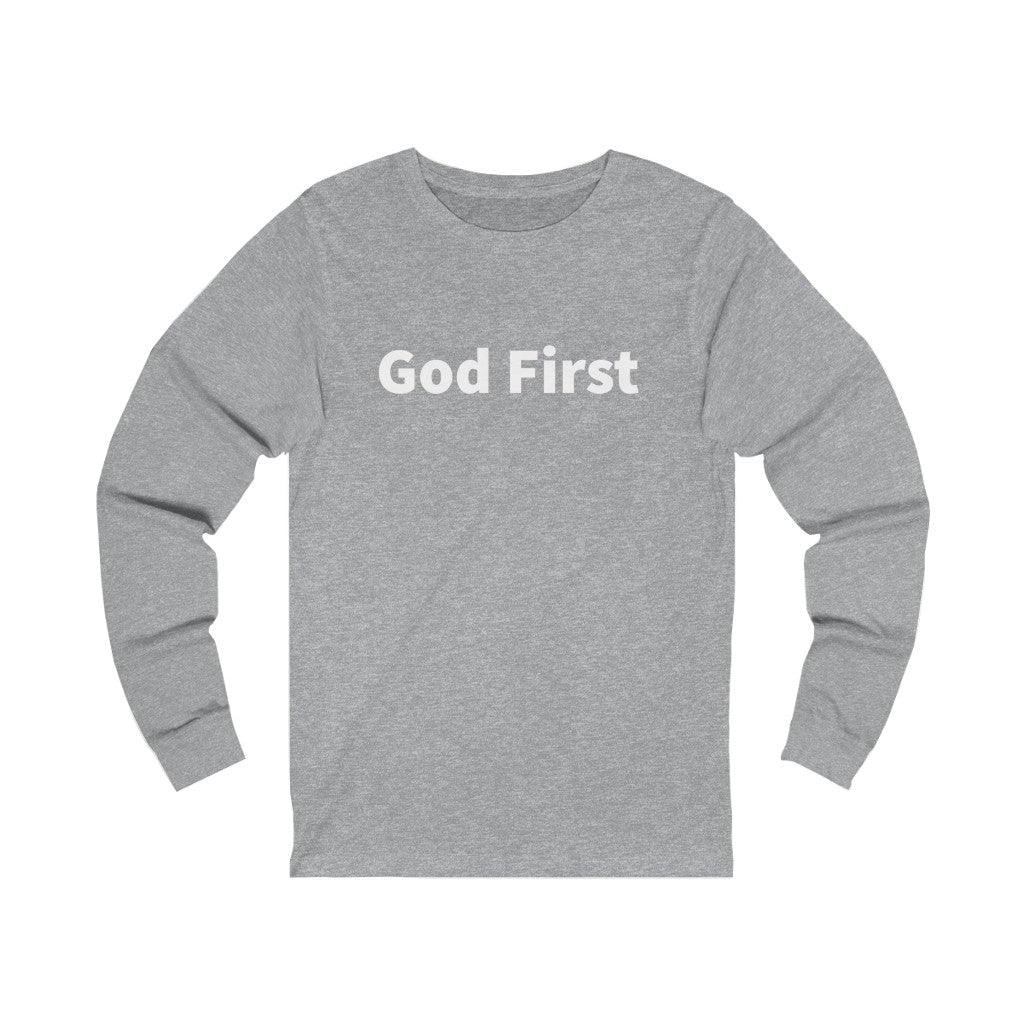 God First Unisex Long Sleeve Tee