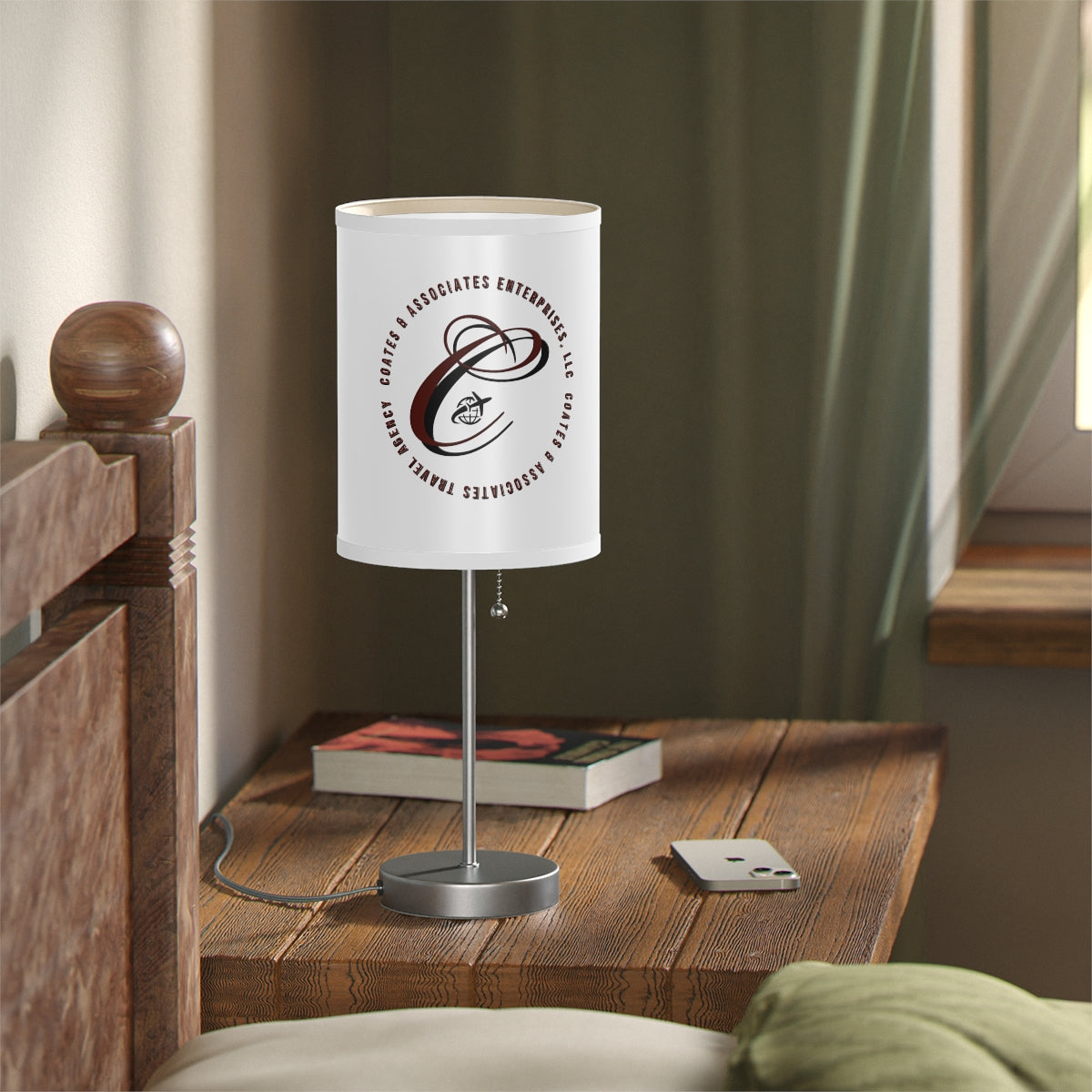 Logo Lamp on a Stand