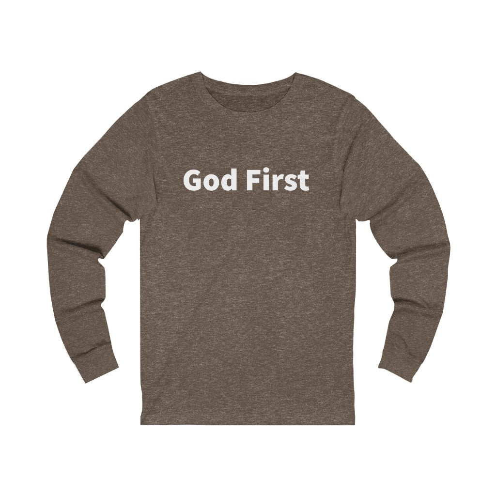 God First Unisex Long Sleeve Tee