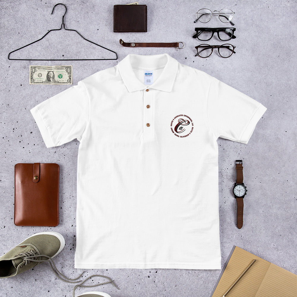 Logo Embroidered Polo Shirt