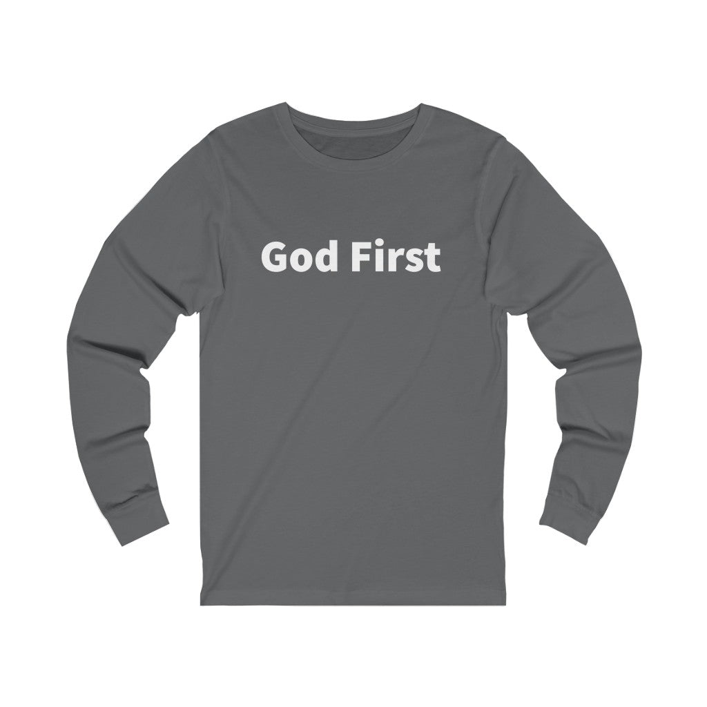 God First Unisex Long Sleeve Tee