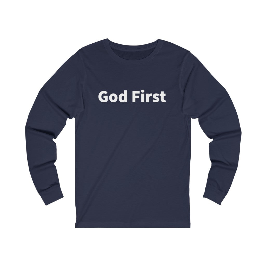 God First Unisex Long Sleeve Tee