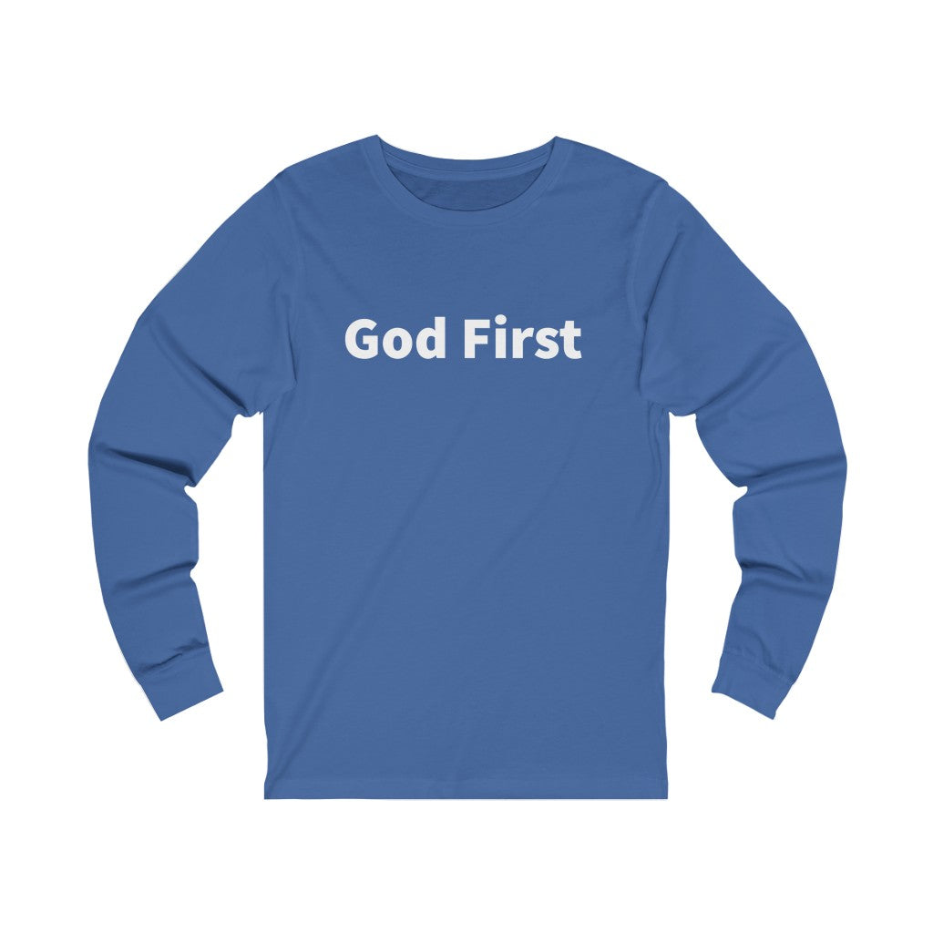 God First Unisex Long Sleeve Tee