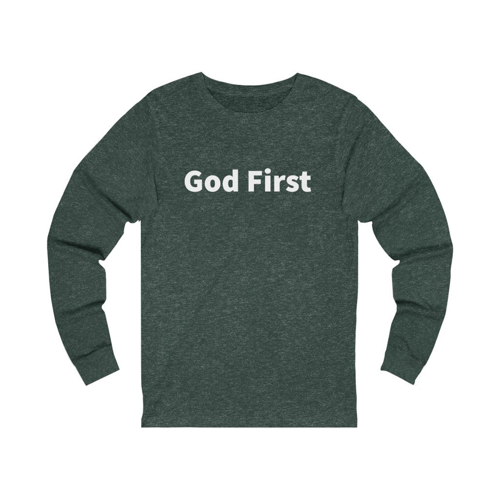 God First Unisex Long Sleeve Tee